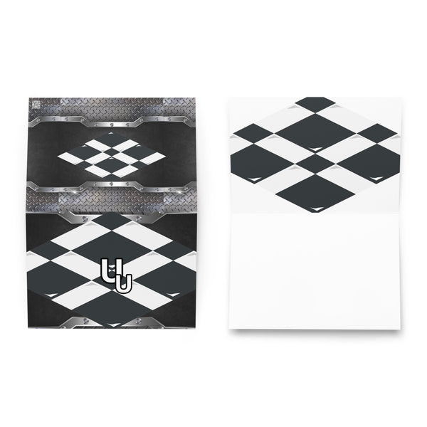 Greeting card in eye colors