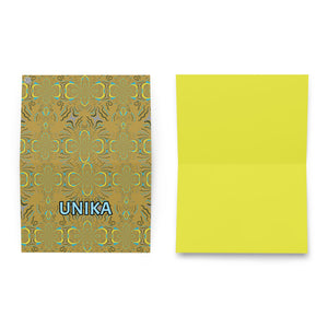 Greeting card in eye colors
