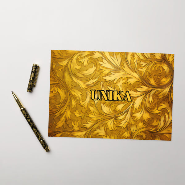 Greeting card in eye colors