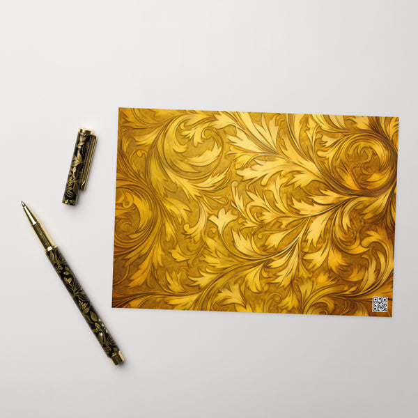 Greeting card in eye colors