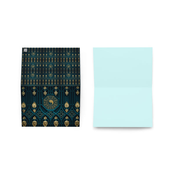 Greeting card in eye colors
