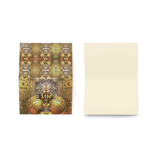 Greeting card in eye colors
