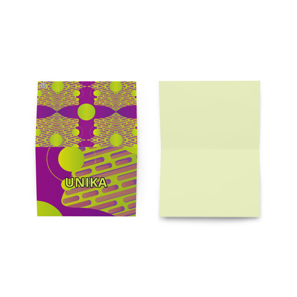 Greeting card in eye colors