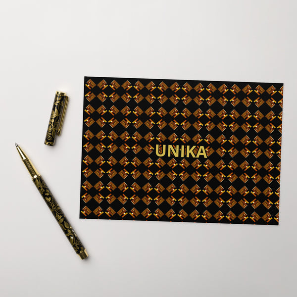 Greeting card in eye colors