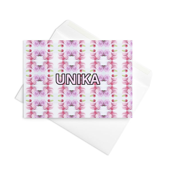 Greeting card in eye colors