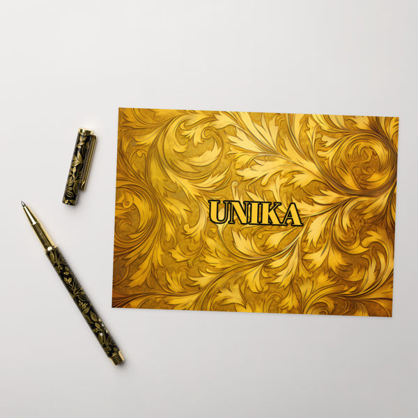 Greeting card in eye colors