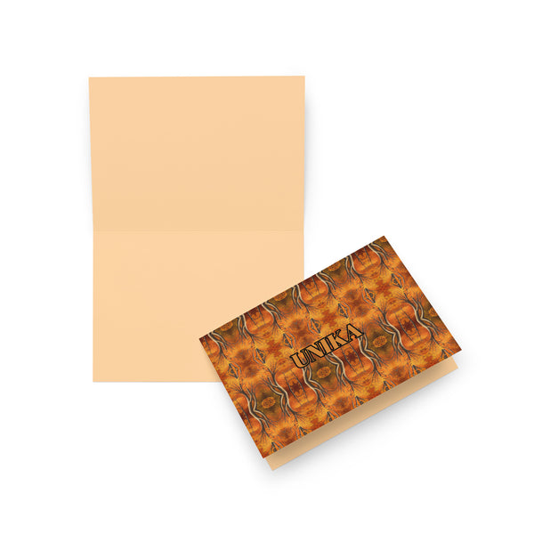 Greeting card in eye colors