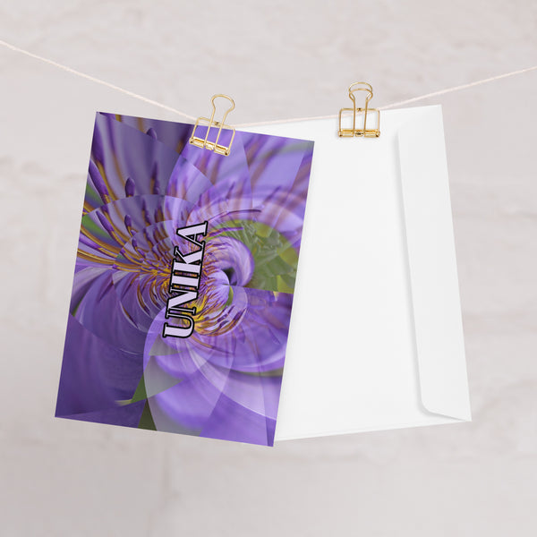 Greeting card in eye colors