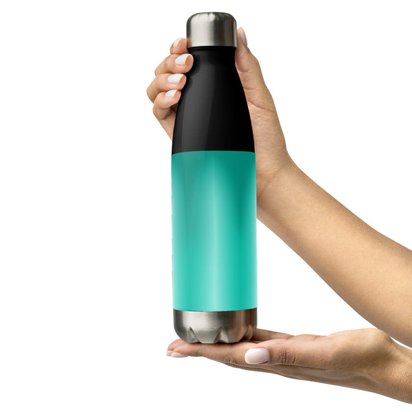 Stainless steel water bottle in eye colors