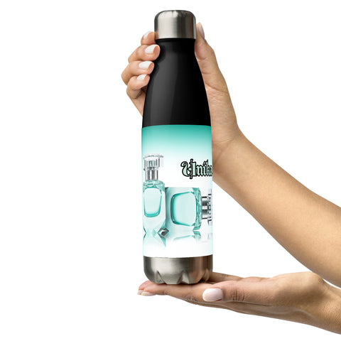 Stainless steel water bottle in eye colors