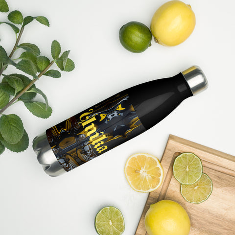 Stainless steel water bottle in eye colors