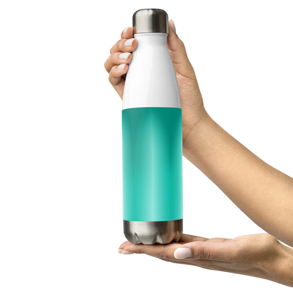 Stainless steel water bottle in eye colors