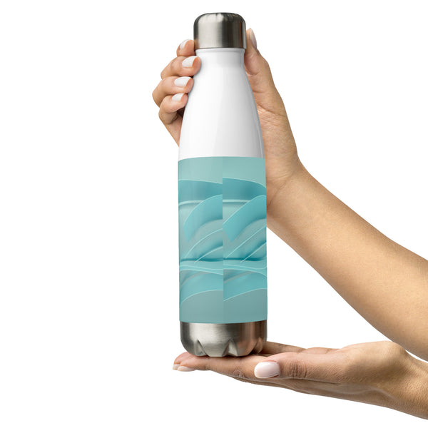 Stainless steel water bottle in eye colors