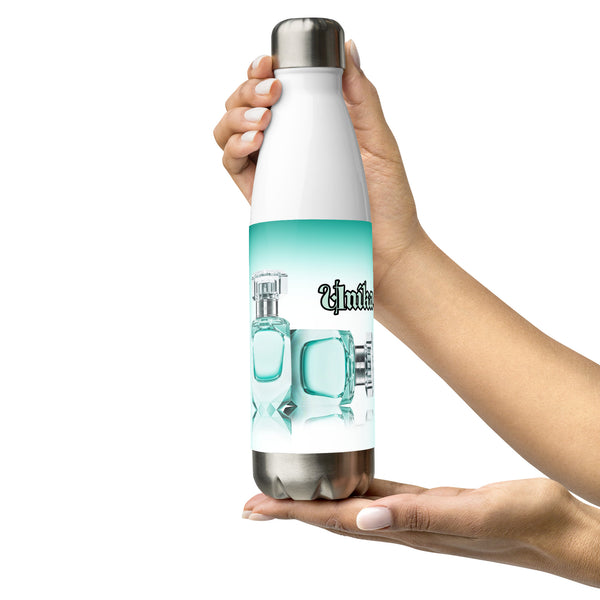 Stainless steel water bottle in eye colors