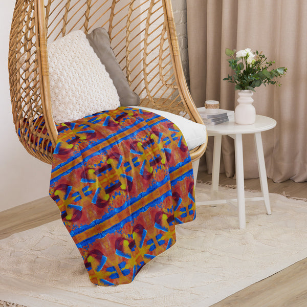 Sherpa blanket in eye colors