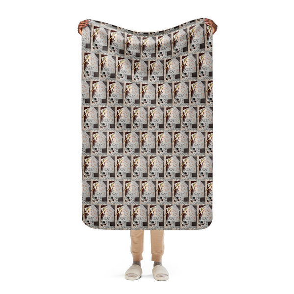 Sherpa blanket in eye colors