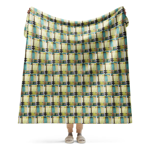 Sherpa blanket in eye colors