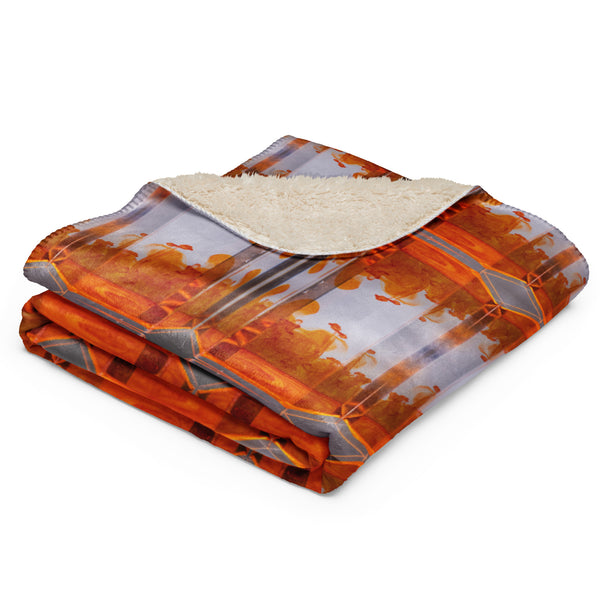 Sherpa blanket in eye colors