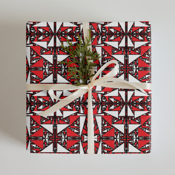 Wrapping paper sheets in eye colors