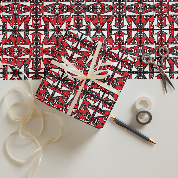 Wrapping paper sheets in eye colors