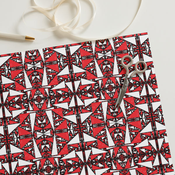 Wrapping paper sheets in eye colors