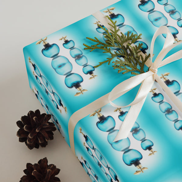 Wrapping paper sheets in eye colors