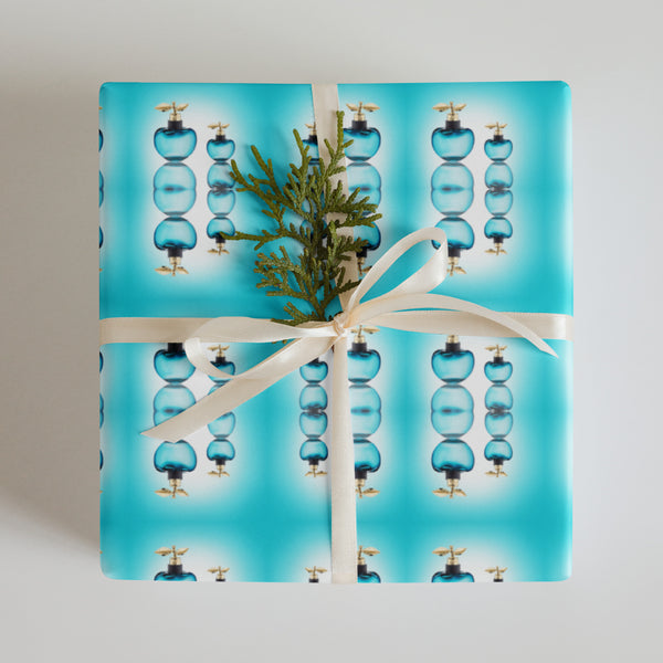 Wrapping paper sheets in eye colors