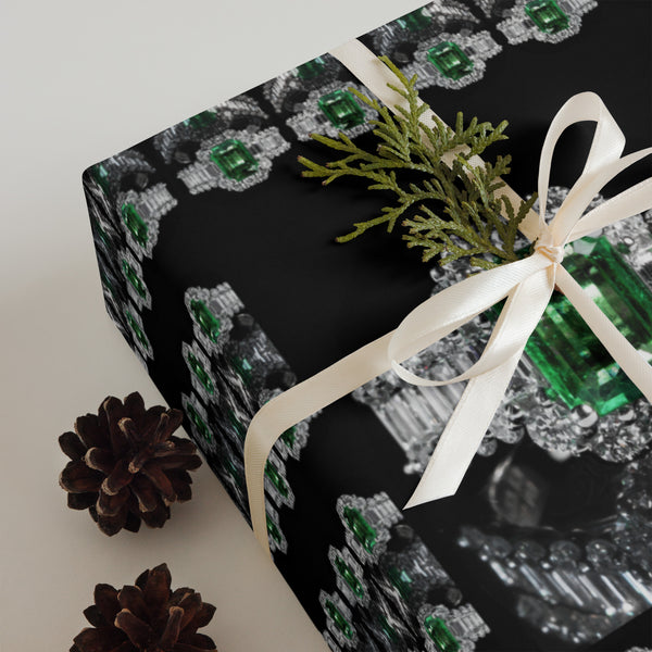 Wrapping paper sheets in eye colors