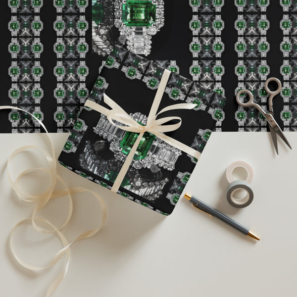 Wrapping paper sheets in eye colors