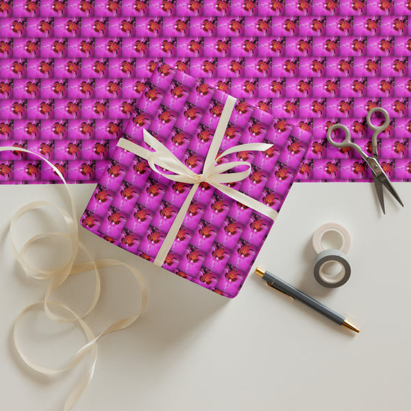 Wrapping paper sheets in eye colors