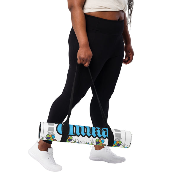 Yoga mat in eye colors