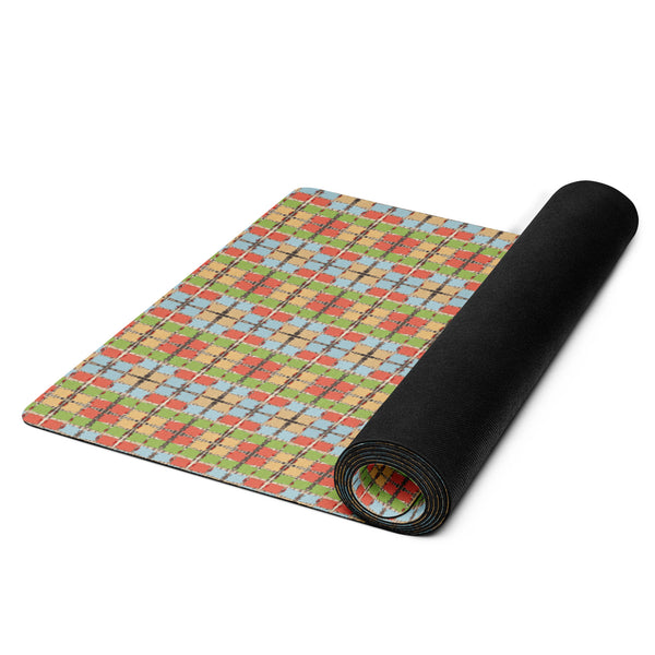 Yoga mat in eye colors