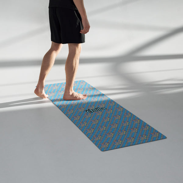 Yoga mat in eye colors