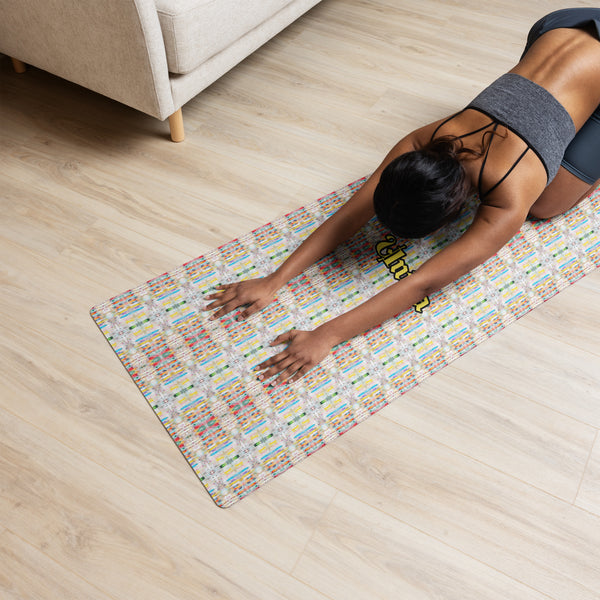Yoga mat in eye colors