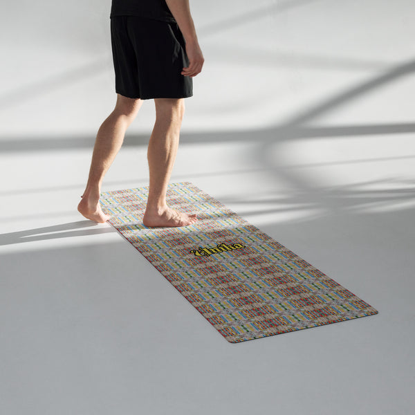 Yoga mat in eye colors