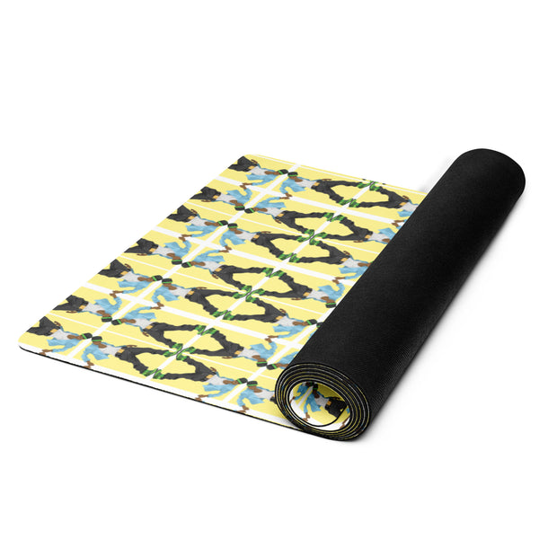Yoga mat in eye colors
