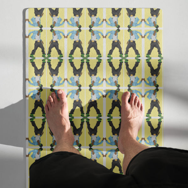 Yoga mat in eye colors