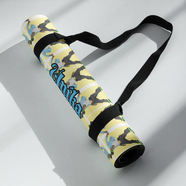 Yoga mat in eye colors
