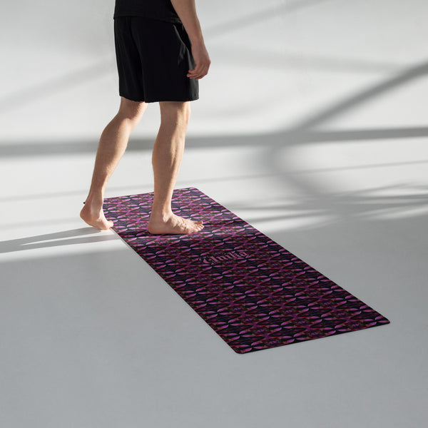 Yoga mat in eye colors