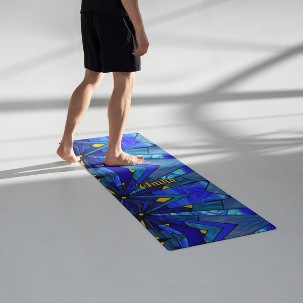 Yoga mat in eye colors