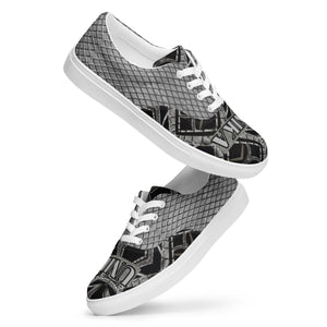 Women’s lace-up canvas shoes in eye colors